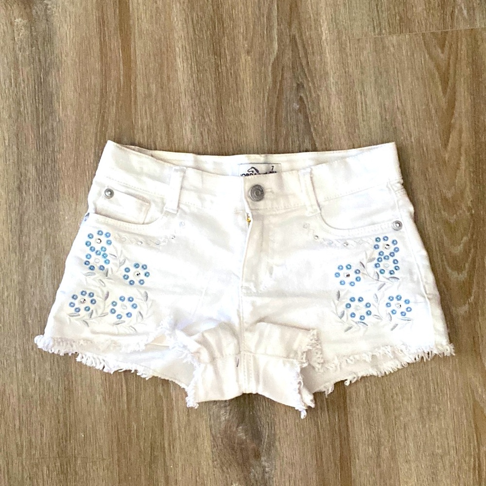 white shorts